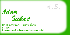 adam suket business card